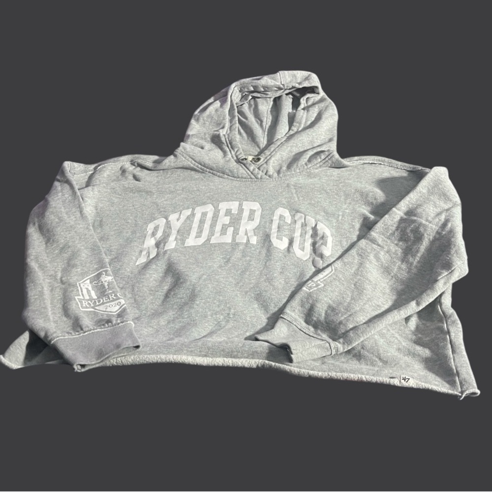 47 Heather Gray Cropped 2020 Ryder Cup Hoodie